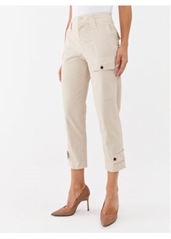 Pinko Spodnie materiałowe Globo 102042 A15L Écru Regular Fit ze sklepu MODIVO w kategorii Spodnie damskie - zdjęcie 168674276