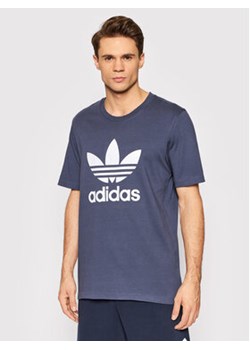 adidas T-Shirt adicolor Classics Trefoil HE9512 Granatowy Regular Fit ze sklepu MODIVO w kategorii T-shirty męskie - zdjęcie 168674437