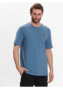 Lyle & Scott T-Shirt SLUB T SHIRT TS1804V Niebieski Regular Fit ze sklepu MODIVO w kategorii T-shirty męskie - zdjęcie 168674657