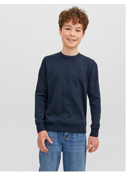 Jack&Jones Junior Bluza 12182520 Granatowy Regular Fit ze sklepu MODIVO w kategorii Bluzy chłopięce - zdjęcie 168674758