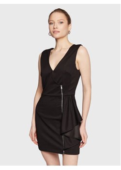Guess Sukienka koktajlowa W3RK06 KB7K2 Czarny Slim Fit ze sklepu MODIVO w kategorii Sukienki - zdjęcie 168674908