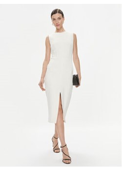 Trussardi Sukienka codzienna 56D00743 Biały Regular Fit ze sklepu MODIVO w kategorii Sukienki - zdjęcie 168675558