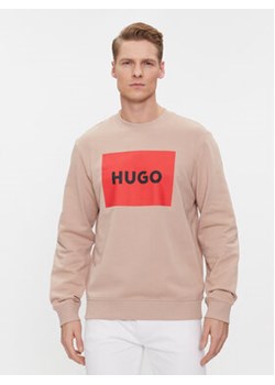 Hugo Bluza Duragol222 50467944 Beżowy Regular Fit ze sklepu MODIVO w kategorii Bluzy męskie - zdjęcie 168675646