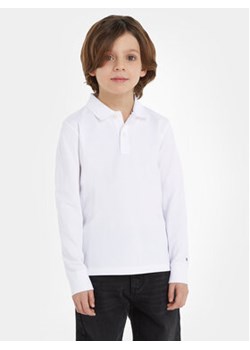 Tommy Hilfiger Polo Essential KB0KB08533 Biały Regular Fit ze sklepu MODIVO w kategorii T-shirty chłopięce - zdjęcie 168675809