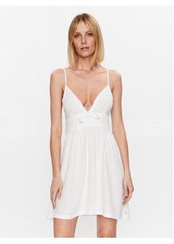 Roxy Sukienka letnia Bright Light ARJWD03501 Biały Regular Fit ze sklepu MODIVO w kategorii Sukienki - zdjęcie 168675945