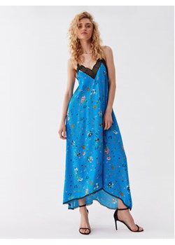 Zadig&Voltaire Sukienka codzienna Risty WWDR01235 Niebieski Regular Fit ze sklepu MODIVO w kategorii Sukienki - zdjęcie 168676188
