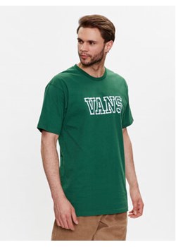 Vans T-Shirt Bones VN00003X Zielony Regular Fit ze sklepu MODIVO w kategorii T-shirty męskie - zdjęcie 168676229