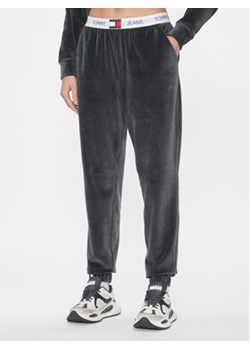 Tommy Jeans Spodnie piżamowe UW0UW04728 Szary Regular Fit ze sklepu MODIVO w kategorii Piżamy damskie - zdjęcie 168676925