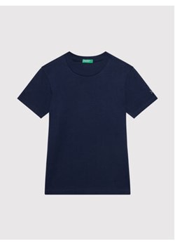 United Colors Of Benetton T-Shirt 3I1XC13E1 Granatowy Regular Fit ze sklepu MODIVO w kategorii T-shirty chłopięce - zdjęcie 168677187
