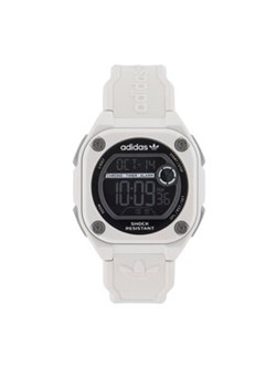 adidas Originals Zegarek City Tech Two Watch AOST23062 Biały ze sklepu MODIVO w kategorii Zegarki - zdjęcie 168677628