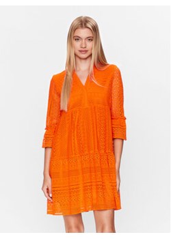 Vero Moda Sukienka letnia Honey 10275875 Pomarańczowy Relaxed Fit ze sklepu MODIVO w kategorii Sukienki - zdjęcie 168677668