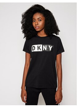 DKNY Sport T-Shirt DP8T5894 Czarny Regular Fit ze sklepu MODIVO w kategorii Bluzki damskie - zdjęcie 168678248