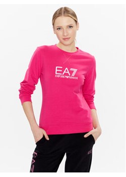 EA7 Emporio Armani Bluza 8NTM35 TJCQZ 1417 Różowy Regular Fit ze sklepu MODIVO w kategorii Bluzy damskie - zdjęcie 168678567