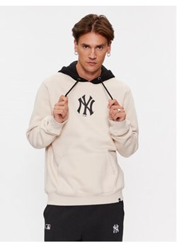 47 Brand Bluza New York Yankees BB017PEMTCB601204BN Écru Regular Fit ze sklepu MODIVO w kategorii Bluzy męskie - zdjęcie 168679249