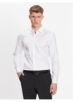 Boss Koszula 50470583 Biały Slim Fit ze sklepu MODIVO w kategorii Koszule męskie - zdjęcie 168679277