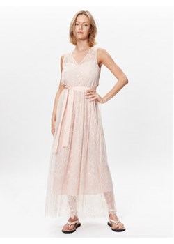 TWINSET Sukienka letnia 231TT2170 Różowy Regular Fit ze sklepu MODIVO w kategorii Sukienki - zdjęcie 168679289
