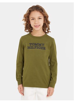 Tommy Hilfiger Bluzka KB0KB08554 Zielony Regular Fit ze sklepu MODIVO w kategorii T-shirty chłopięce - zdjęcie 168679546