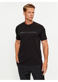 Armani Exchange T-Shirt 6RZTKA ZJBYZ 1200 Czarny Regular Fit ze sklepu MODIVO w kategorii T-shirty męskie - zdjęcie 168679575