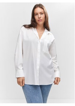 Mango Koszula Juanes 57010241 Biały Oversize ze sklepu MODIVO w kategorii Koszule damskie - zdjęcie 168680276