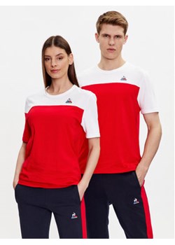 Le Coq Sportif T-Shirt Unisex 2310366 Czerwony Regular Fit ze sklepu MODIVO w kategorii Bluzki damskie - zdjęcie 168680707