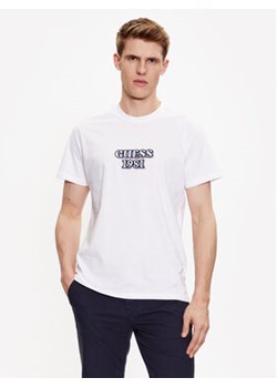 Guess T-Shirt Logo M3GI30 K8FQ4 Biały Slim Fit ze sklepu MODIVO w kategorii T-shirty męskie - zdjęcie 168680765