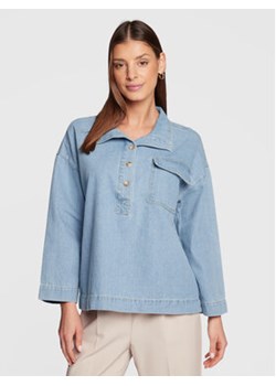Moss Copenhagen Koszula jeansowa Caralisa 16930 Niebieski Regular Fit ze sklepu MODIVO w kategorii Koszule damskie - zdjęcie 168681025