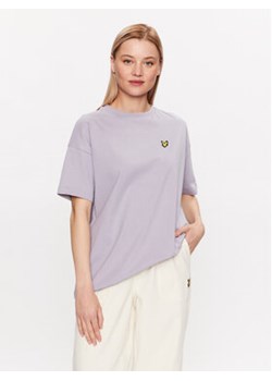Lyle & Scott T-Shirt Oversized T-shirt TSW1605V Fioletowy Regular Fit ze sklepu MODIVO w kategorii Bluzki damskie - zdjęcie 168681498