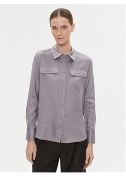 Calvin Klein Koszula K20K205838 Szary Regular Fit ze sklepu MODIVO w kategorii Koszule damskie - zdjęcie 168681567