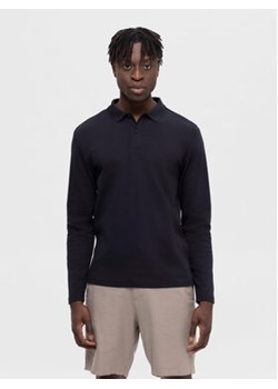 Selected Homme Polo 16090424 Czarny Slim Fit ze sklepu MODIVO w kategorii T-shirty męskie - zdjęcie 168682219