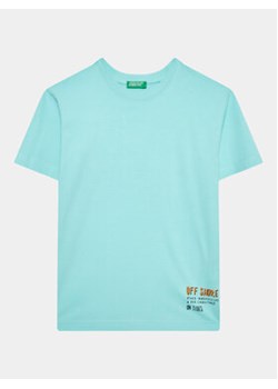 United Colors Of Benetton T-Shirt 3096C10BL Niebieski Regular Fit ze sklepu MODIVO w kategorii T-shirty chłopięce - zdjęcie 168682346