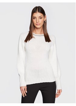 Fabiana Filippi Sweter MAD222W109 Biały Regular Fit ze sklepu MODIVO w kategorii Swetry damskie - zdjęcie 168682607