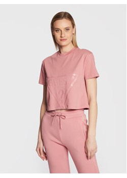 Guess T-Shirt Adele V2YI06 K8HM0 Różowy Regular Fit ze sklepu MODIVO w kategorii Bluzki damskie - zdjęcie 168682669