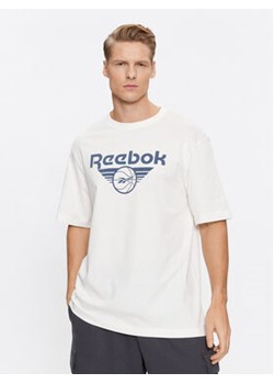 Reebok T-Shirt Basketball IL4435 Biały Regular Fit ze sklepu MODIVO w kategorii T-shirty męskie - zdjęcie 168682758