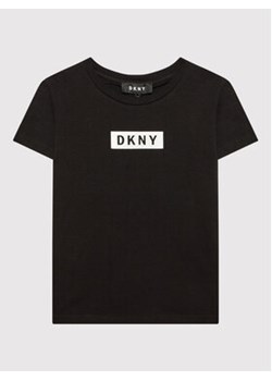 DKNY T-Shirt D35R93 M Czarny Regular Fit ze sklepu MODIVO w kategorii Bluzki dziewczęce - zdjęcie 168683418