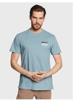 Guess T-Shirt Mirage Palm M3GI16 I3Z14 Niebieski Regular Fit ze sklepu MODIVO w kategorii T-shirty męskie - zdjęcie 168683648