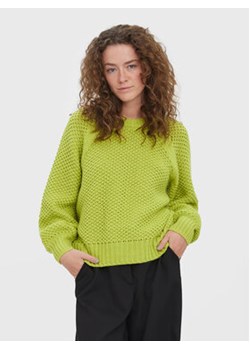 Vero Moda Sweter Vertie 10271197 Zielony Relaxed Fit ze sklepu MODIVO w kategorii Swetry damskie - zdjęcie 168684177