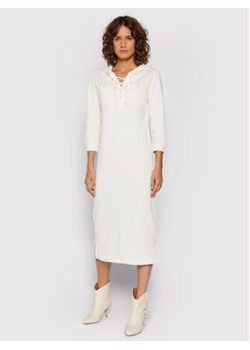 Polo Ralph Lauren Sukienka dzianinowa Lsl 211843243001 Biały Regular Fit ze sklepu MODIVO w kategorii Sukienki - zdjęcie 168684386