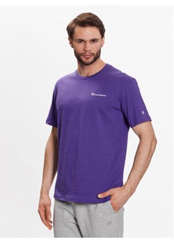 Champion T-Shirt 218928 Fioletowy Regular Fit ze sklepu MODIVO w kategorii T-shirty męskie - zdjęcie 168684388