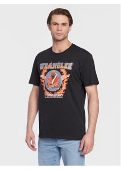 Wrangler T-Shirt W70SD3101 112321343 Czarny Regular Fit ze sklepu MODIVO w kategorii T-shirty męskie - zdjęcie 168684436