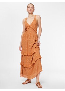 TWINSET Sukienka letnia 231TT2050 Pomarańczowy Regular Fit ze sklepu MODIVO w kategorii Sukienki - zdjęcie 168684618