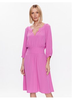 United Colors Of Benetton Sukienka codzienna 43A0DV02Y Różowy Regular Fit ze sklepu MODIVO w kategorii Sukienki - zdjęcie 168685169