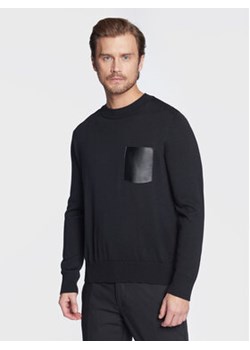 Sisley Sweter 129MS1014 Czarny Regular Fit ze sklepu MODIVO w kategorii Swetry męskie - zdjęcie 168685839