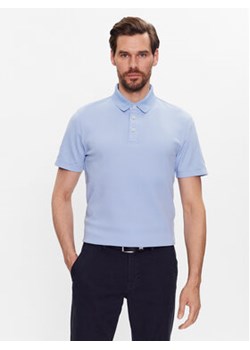 Boss Polo Pitton 44 50486175 Niebieski Slim Fit ze sklepu MODIVO w kategorii T-shirty męskie - zdjęcie 168685896