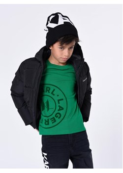 Karl Lagerfeld Kids Bluzka Z25418 S Zielony Regular Fit ze sklepu MODIVO w kategorii T-shirty chłopięce - zdjęcie 168686806