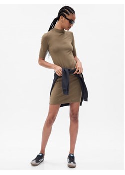 Gap Sukienka dzianinowa 792860-00 Brązowy Slim Fit ze sklepu MODIVO w kategorii Sukienki - zdjęcie 168686905