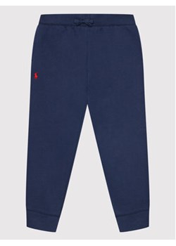 Polo Ralph Lauren Spodnie dresowe 313833611017 Granatowy Regular Fit ze sklepu MODIVO w kategorii Spodnie chłopięce - zdjęcie 168687055
