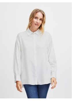 Fransa Koszula 20612465 Biały Regular Fit ze sklepu MODIVO w kategorii Koszule damskie - zdjęcie 168687229