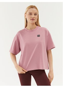 Under Armour T-Shirt Ua W Logo Lc Oversized Hw Ss 1379948 Różowy Loose Fit ze sklepu MODIVO w kategorii Bluzki damskie - zdjęcie 168687337