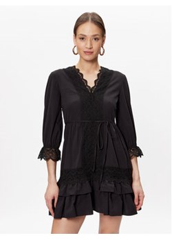 TWINSET Sukienka letnia 231TT2151 Czarny Regular Fit ze sklepu MODIVO w kategorii Sukienki - zdjęcie 168687525