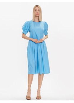 YAS Sukienka 26029890 Niebieski Regular Fit ze sklepu MODIVO w kategorii Sukienki - zdjęcie 168687785